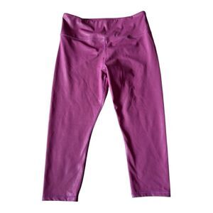 Zyia Active Womens Magenta Light & Tight High Rise Capri Size 14-16